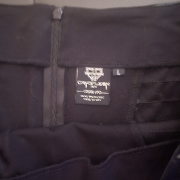 Cryoflesh Paragon mini skirt pu pvc zipper cyber goth - Picture 5 of 5